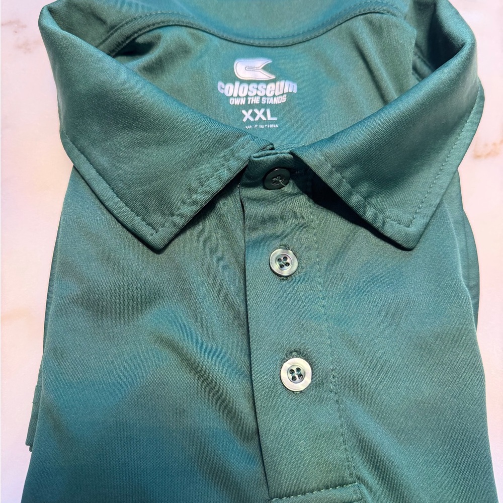 Colosseum Green Polo Shirt XXL